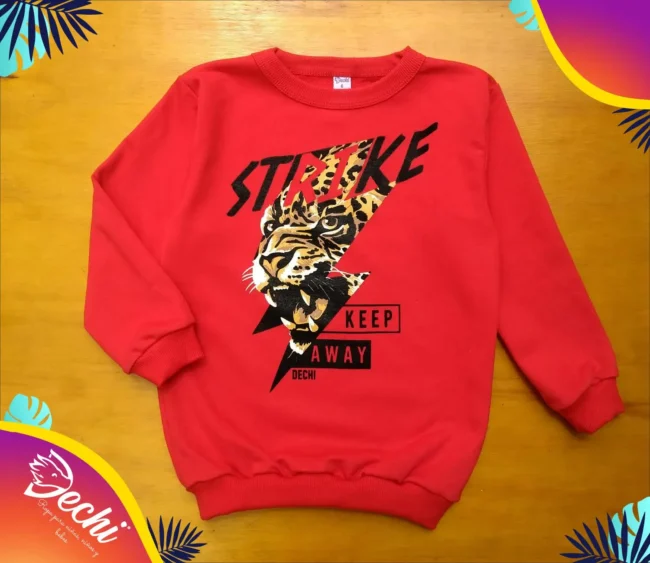 Buzo rustico verano Leopardo rojo Fabrica mayorista ropa para niños niñas y bebes