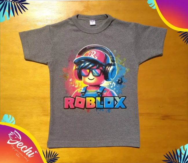 fabrica mayorista Remera rob gris ropa para niños