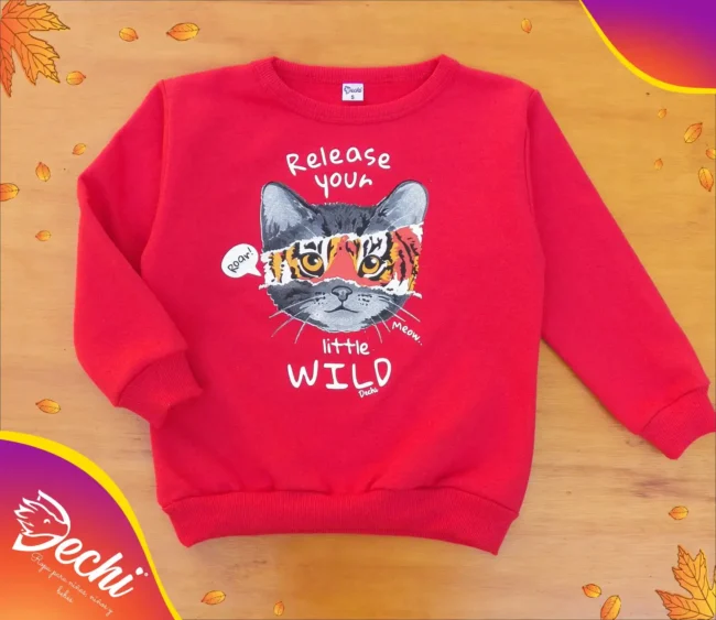 Ropa para bebe buzo niño gatito tigre rojo fabrica mayorista