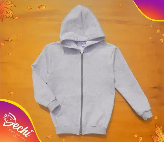 Ropa para niño campera uniformes gris claro lisa fabrica mayorista