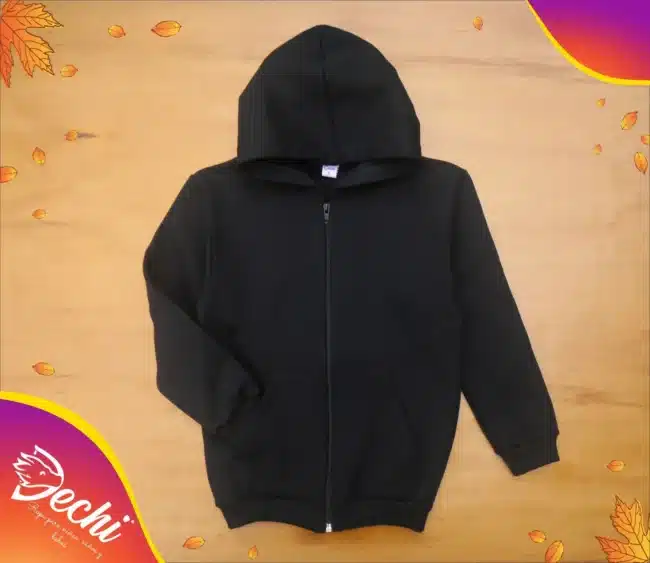 Ropa para niño campera uniformes negra lisa fabrica mayorista