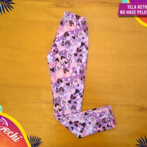 Calzas corazon LiLA Lycra