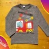 Remera dino bombero bebe ML