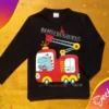 Remera dino bombero bebe ML