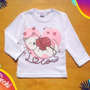 Remera Gatita Lana ML