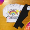 Remera Bebe Arcoiris ML