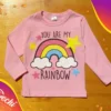 Remera Bebe Arcoiris ML