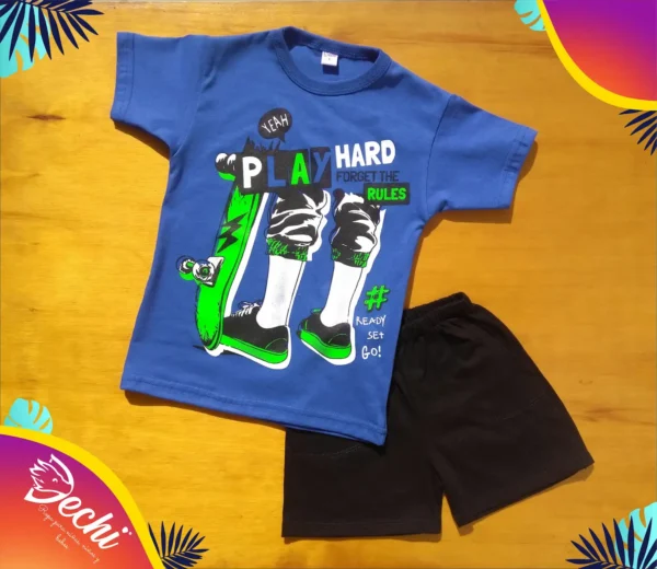Remera Skater Play hard MC