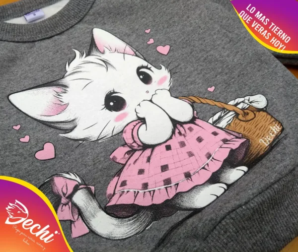 Buzo de Beba Gatita tierna