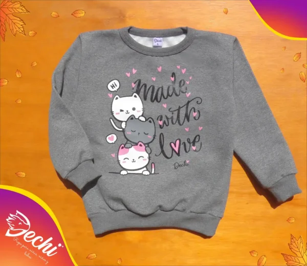 Buzo de Beba Gatitos "Made with love"