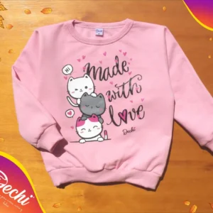 Buzo de Beba Gatitos "Made with love"
