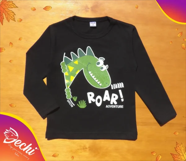 Remera Bebe Dino "Roar" ML