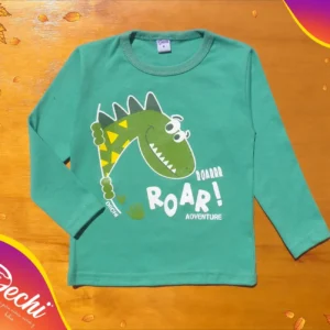 Remera Bebe Dino "Roar" ML