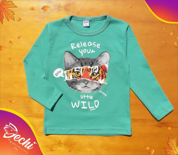 Remera Bebe Tigre "wild" ML