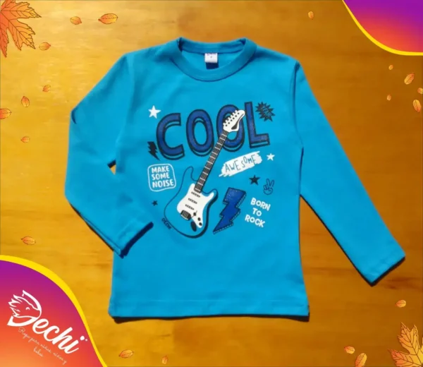 Remera Bebe Guitarra ML