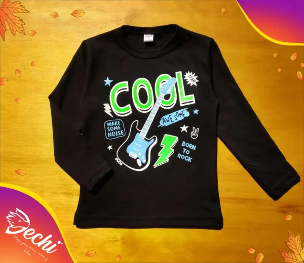 Remera Bebe Guitarra ML