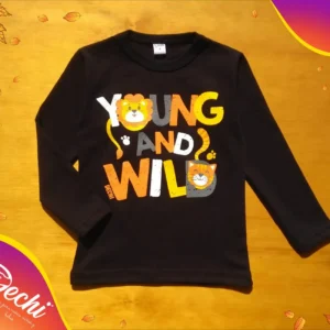 Remera Bebe Young and Wild ML