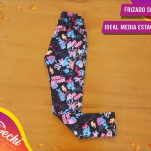 Calza Negra con Graffiti media-estación (frizado soft)