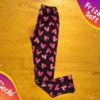 Calzas BEBE Termica negro corazones