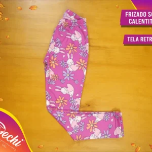 Calza Termica conejita rosa (retro frizado soft)