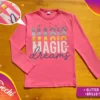 Remera Magic dreams con BRILLO ML