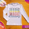 Remera Magic dreams con BRILLO ML