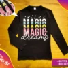 Remera Magic dreams con BRILLO ML