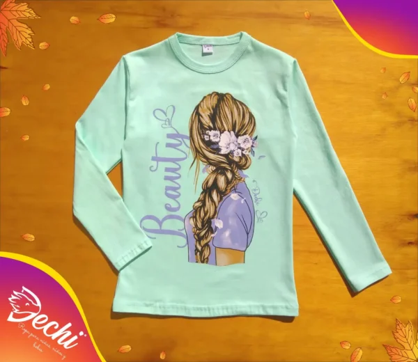 Remera Nena con trenza Beauty ML