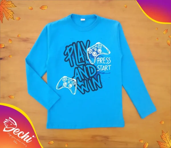 Remera Gamer Play & win ML