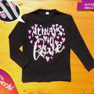 Remera Always in Love ML