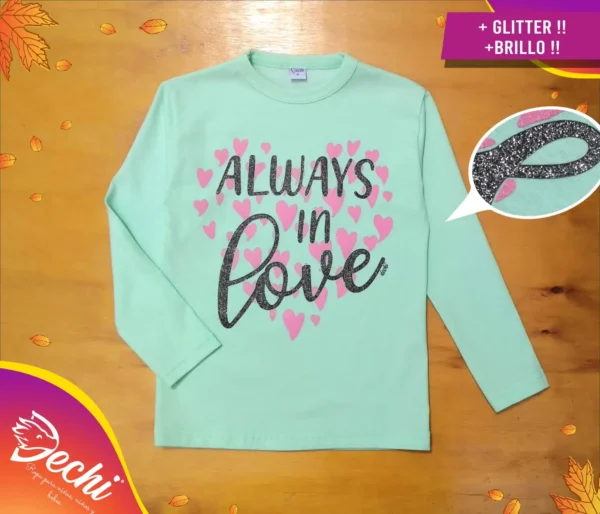 Remera Always in Love ML