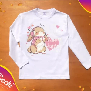 Remera Conejita Music kawaii ML