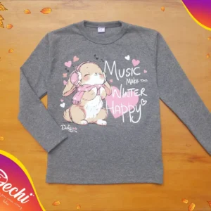 Remera Conejita Music kawaii ML