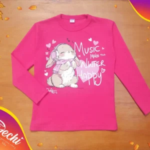 Remera Conejita Music kawaii ML