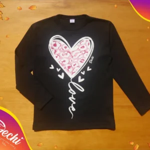 Remera Animal print Love ML
