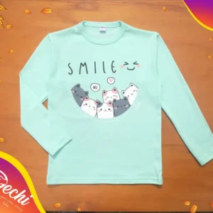 Remera Smile gatitos ML
