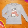 Remera gatito nieve ML