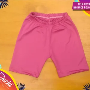 Biker Rosa tela retro (lycra)