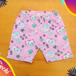 Biker Rosa con Gatitos (calza ciclista)