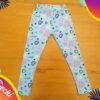 Calzas BEBE Celeste corazones de algodón con Lycra