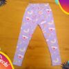 Calzas BEBE Lila arcoiris algodón con Lycra