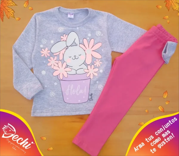 Calzas de BEBE lisa Algodón con Lycra