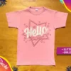 Remera Hello GLITTER MC
