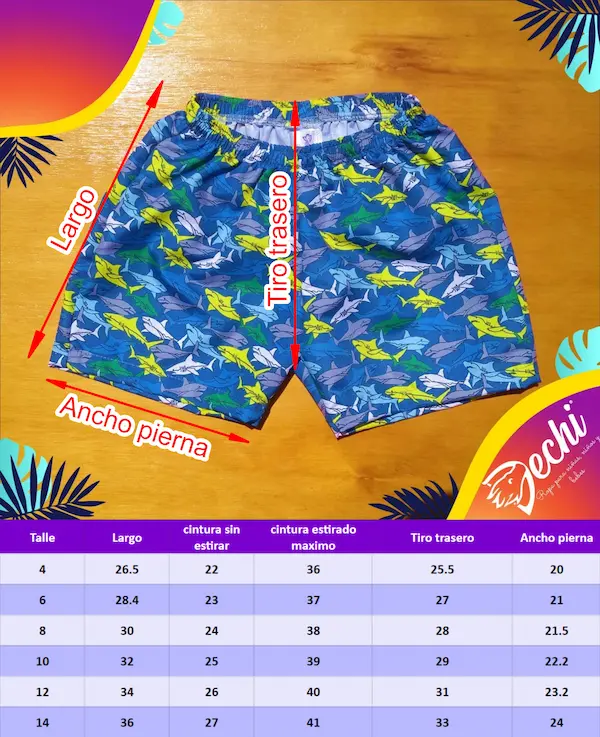 Malla Pirata (short de baño)