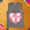 Musculosa Corazon con animalitos