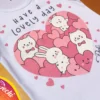 Musculosa Corazon con animalitos