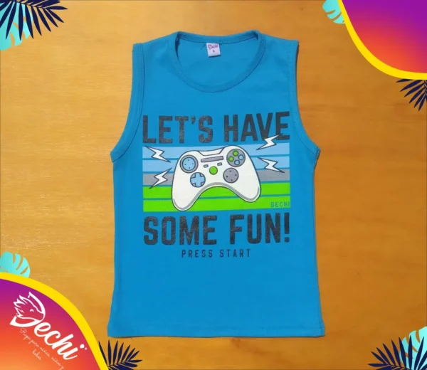 Musculosa Gamer joystick
