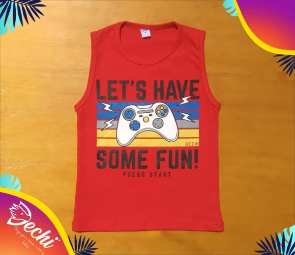 Musculosa Gamer joystick