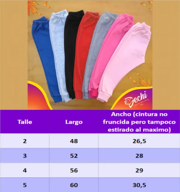 Pantalones Interlock UNISEX bebe