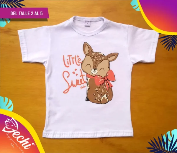 Remera ciervita MC bebe